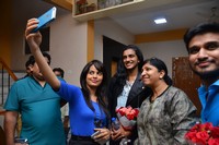 PV Sindhu Watches Ekkadiki Potavu Chinnavada Movie